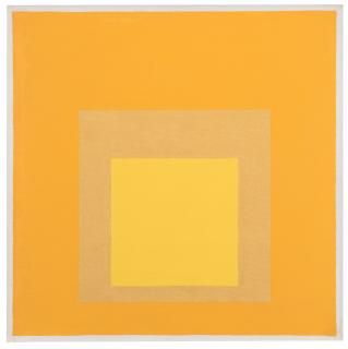 Josef Albers - Study To Homage To The Square: Sixteen