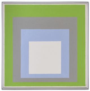 Josef Albers - Study to Homage to the Square: Sudden Spring