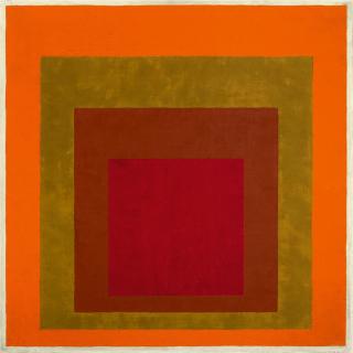 Josef Albers - Study to Homage to the Square: Warm Welcom