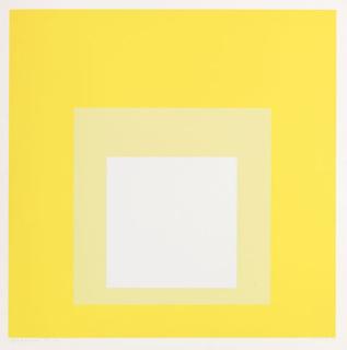 Josef Albers - Vier Blätter: Opalescent, Silent, Attic, Concord
