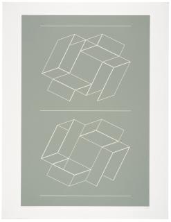 Josef Albers - White Embossing on Gray (WEG)