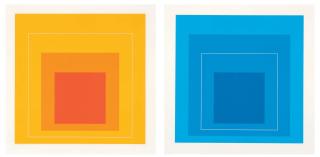 Josef Albers - White Line Squares (Series II) (Danilowitz 172.1-8)