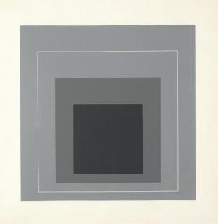 Josef Albers - White Line Squares (Series II) Ix (Danillowitz 172.1)