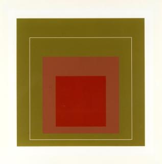 Josef Albers - WLS IV, from \'White Line Squares (Series I)\'