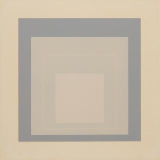 Josef Albers - WLS XIV, from White Line Squares (Series II)