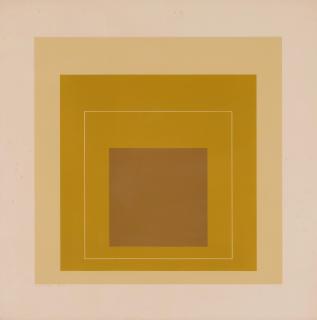 Josef Albers - WLS XVI, from White Line Squares (Series II)