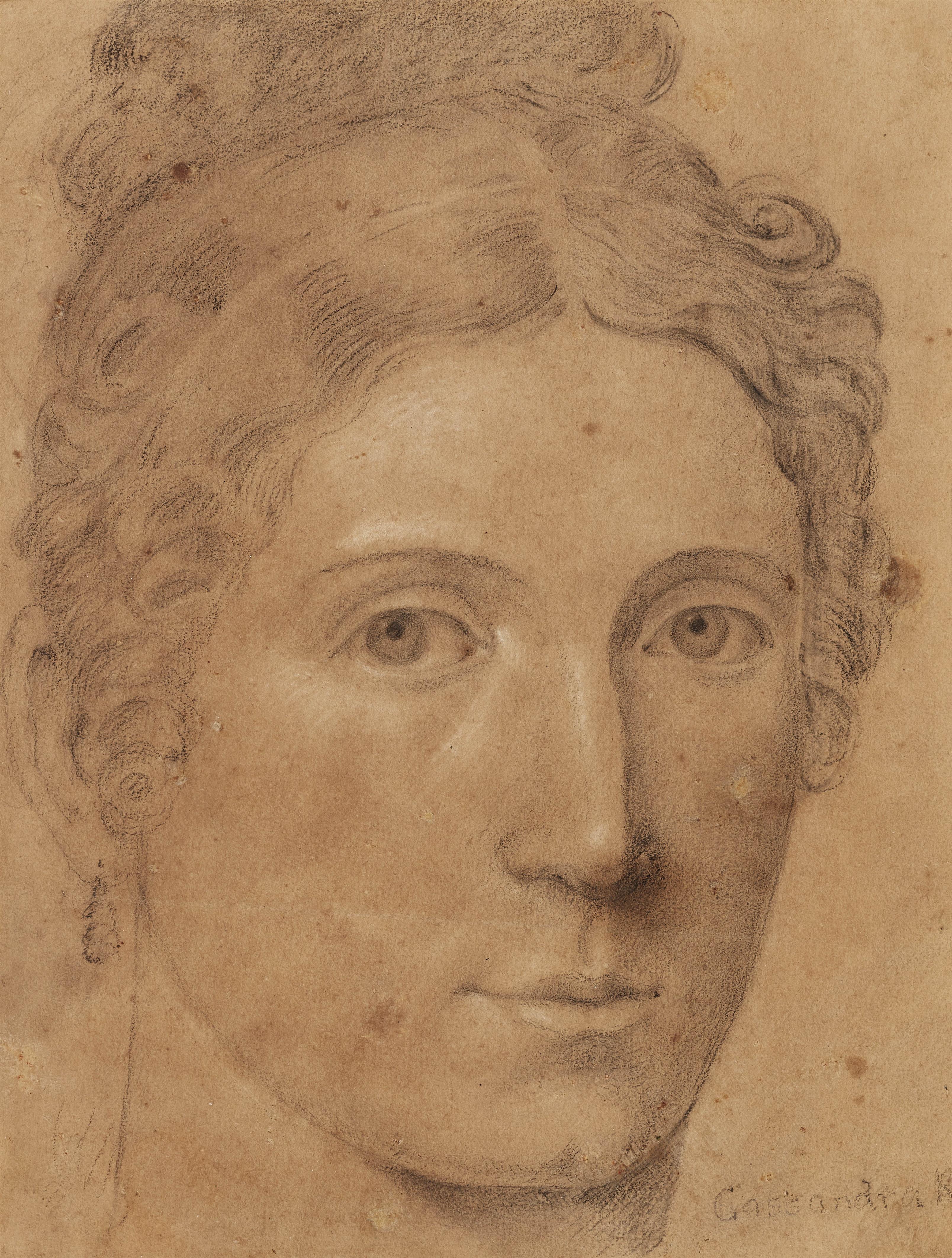 Josef Anton Koch - Porträt Cassandra Koch