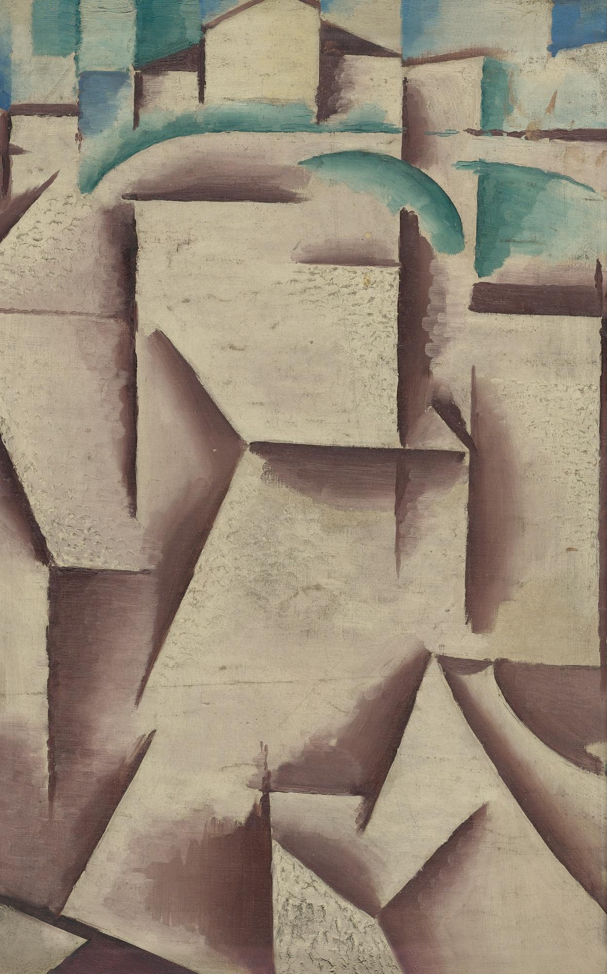 Josef Capek - Cubist Landscape - Recto Contemplation - Verso