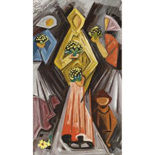 Josef Capek - Czech women With Flowers (Ženy S Květinami)