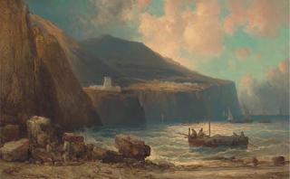 Josef Carl Berthold Püttner - Fishing vessels off Capri