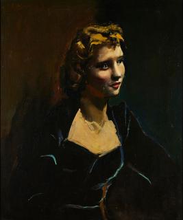 Josef Dobrowsky - Porträt einer jungen Frau.