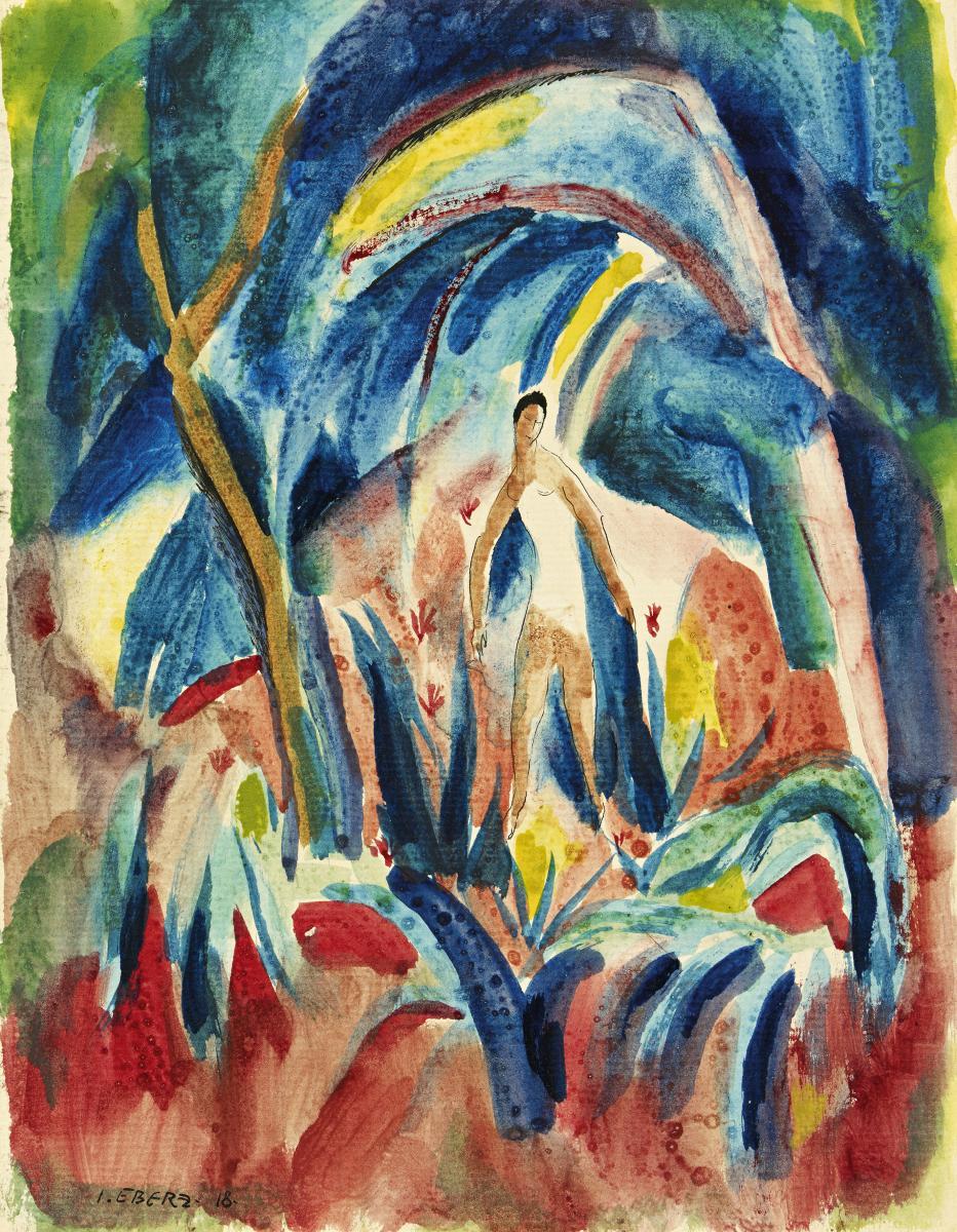 Josef Eberz - Frau im Wald