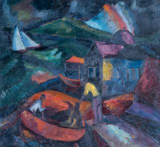 Josef Eberz - „Gewitter am See“