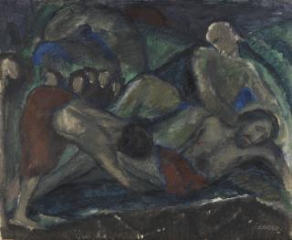 Josef Eberz - Grablegung