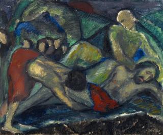 Josef Eberz - Grablegung