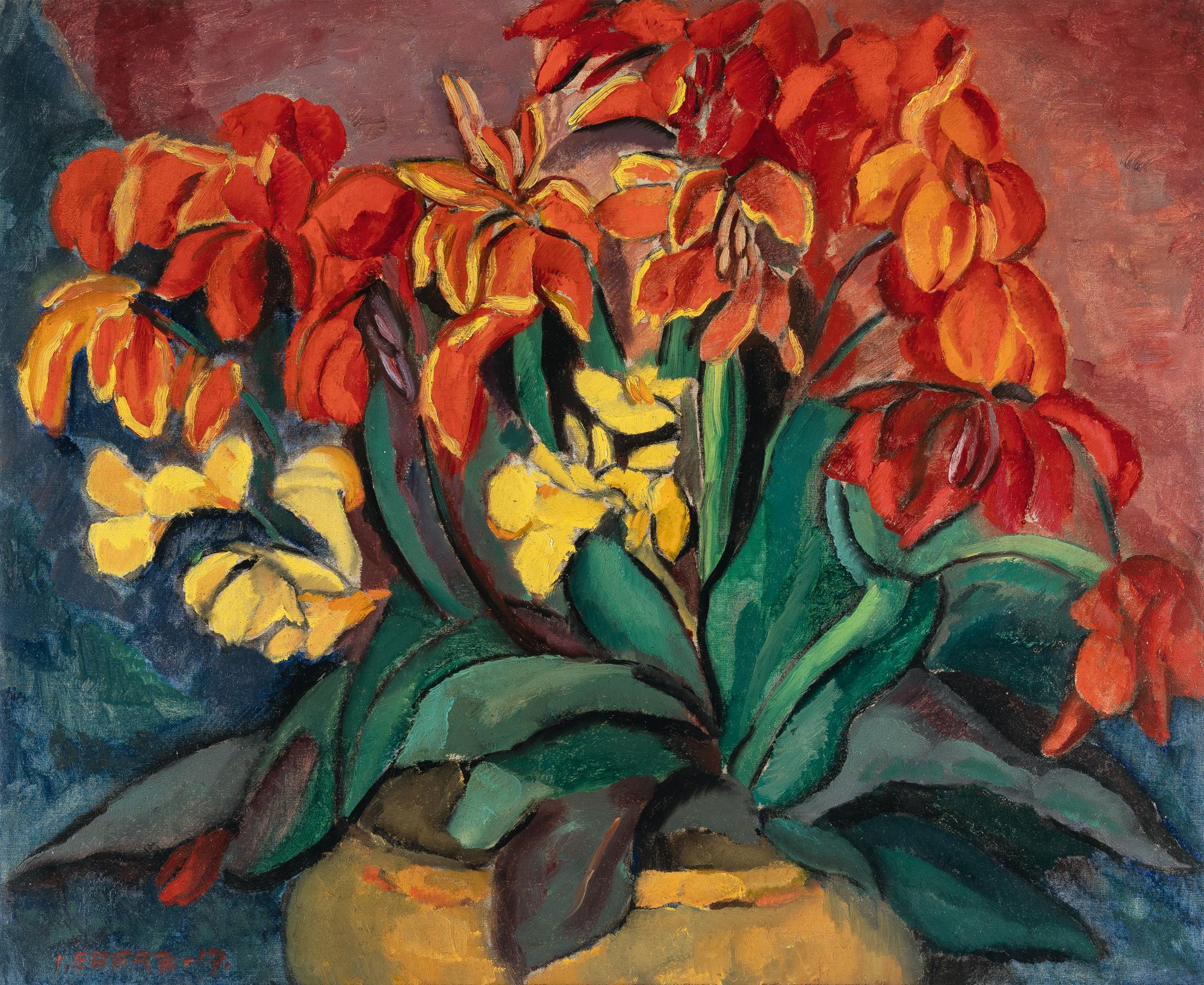 Josef Eberz - Stillleben mit Clivie