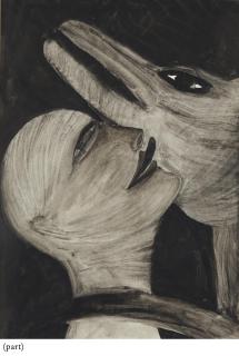 Josef-Felix Müller - Un ensemble de deux oeuvres sur papier