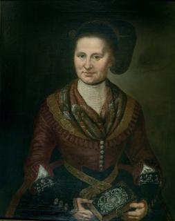 Josef Georg Edlinger - Bildnis einer Bürgersfrau mit Halskette.