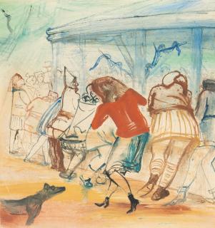 Josef Hegenbarth - Am Schlangenkäfig