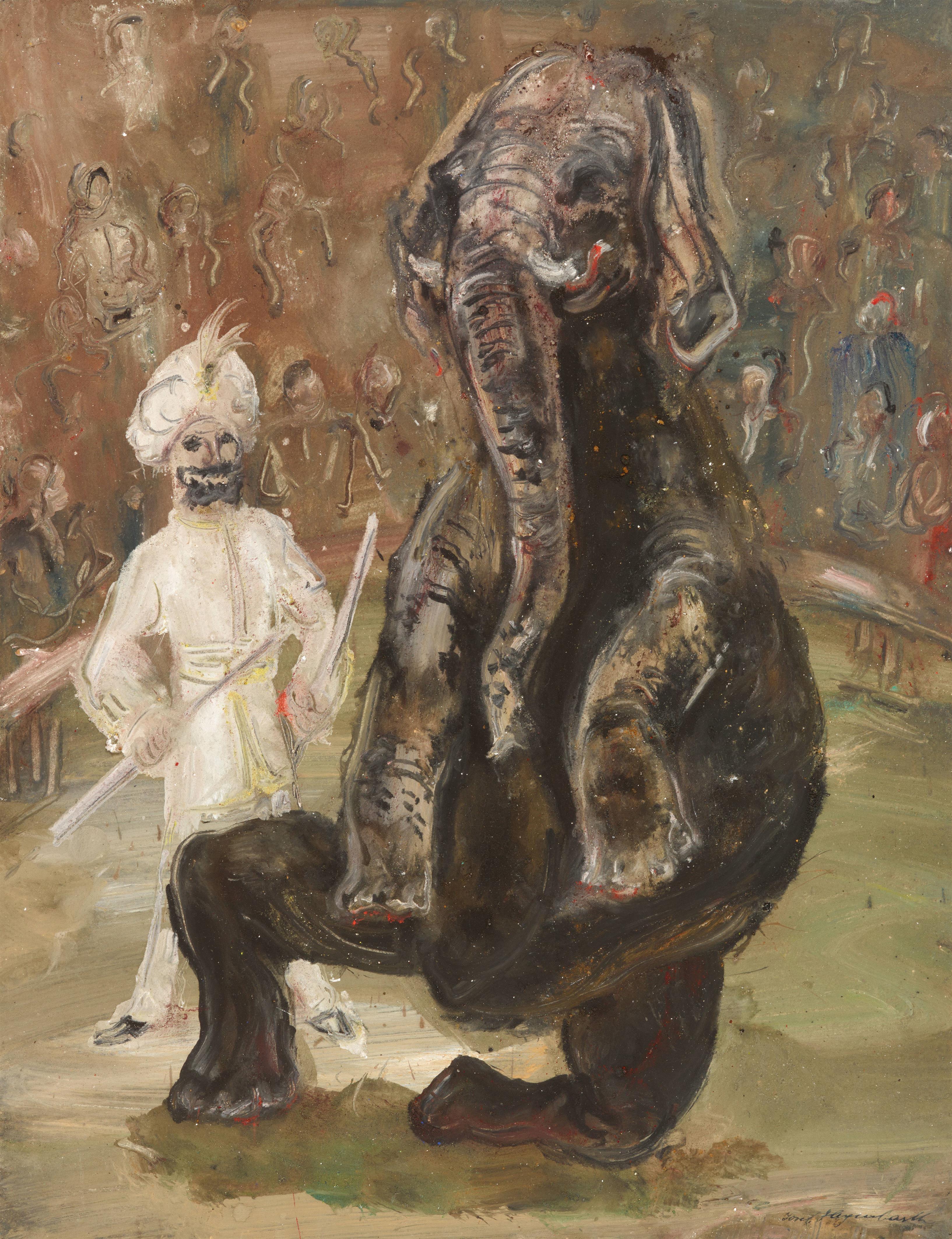 Josef Hegenbarth - Elefantendressur