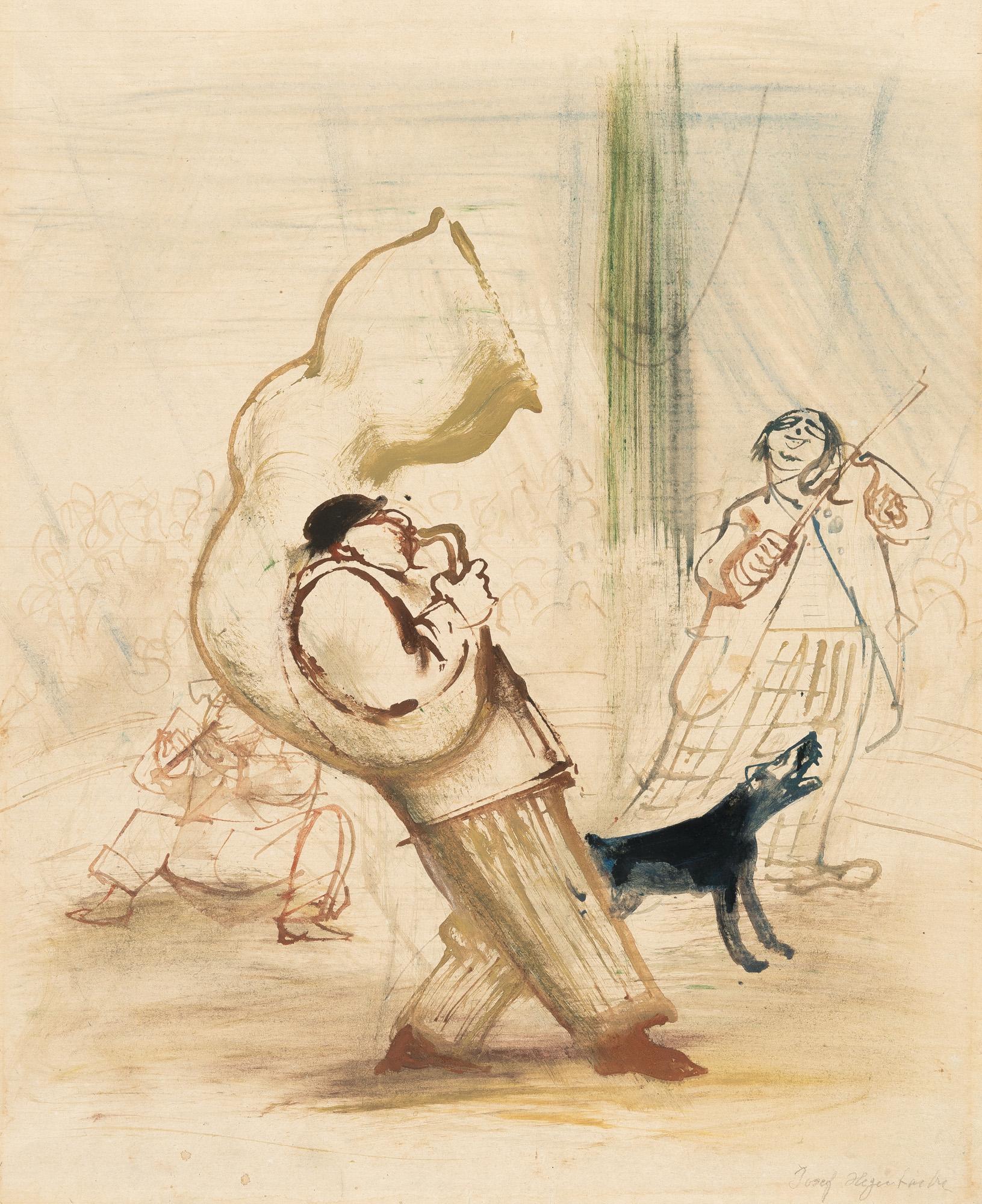 Josef Hegenbarth - „Musizierende Clowns“