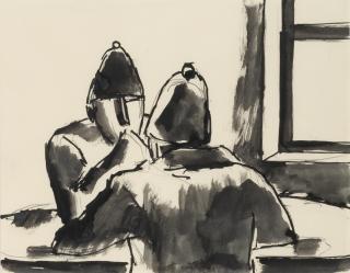 Josef Herman R.A. - At the Table