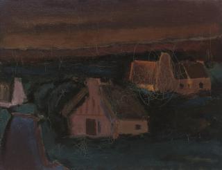 Josef Herman, R.A. - Cottages