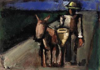 Josef Herman, R.A. - Dusk