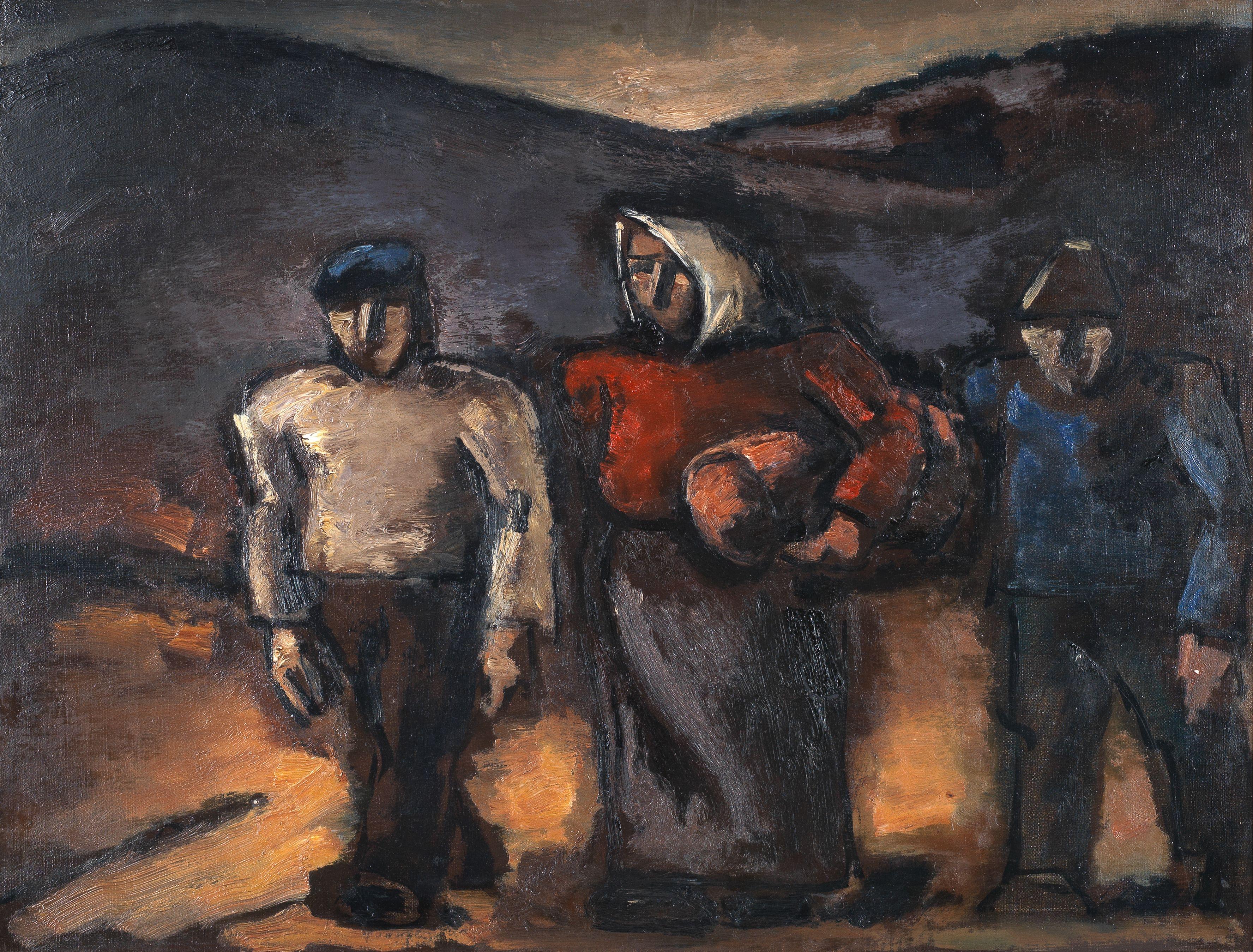 Josef Herman R.A. - People and Mountains