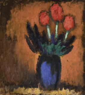 Josef Herman, R.A. - Tulips