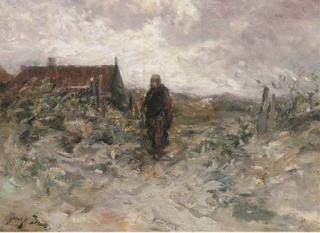 Josef Israels - Retour Du Marché