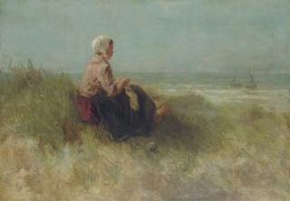 Josef Israels - Waiting