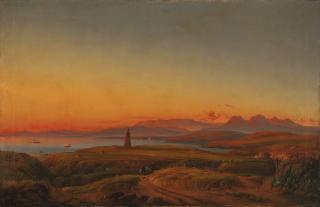 Josef Karl Berthold Püttner - Bay Near Valparaiso, Chile