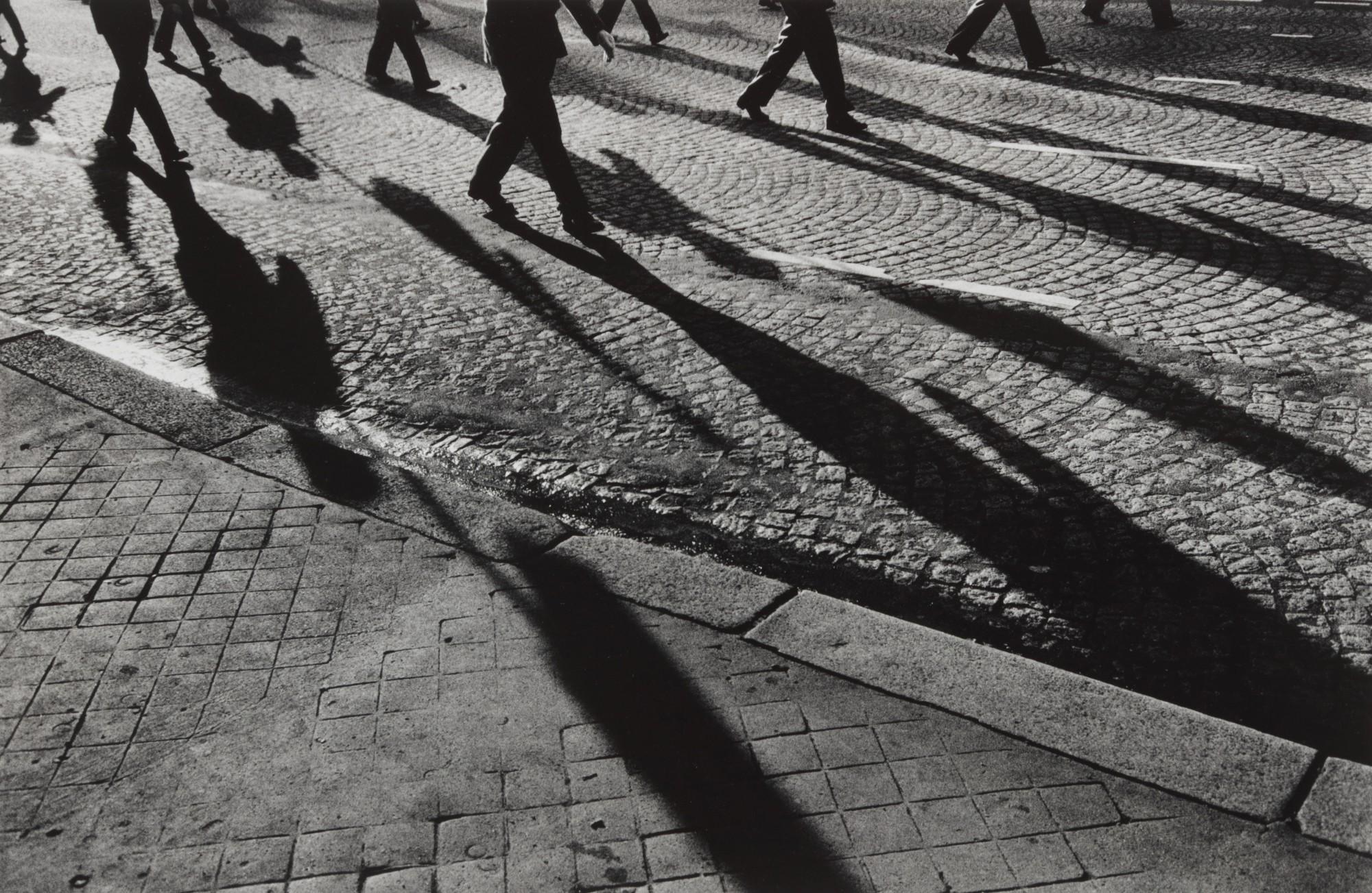 Josef Koudelka - France, Shadows On Pavement (From Exiles)