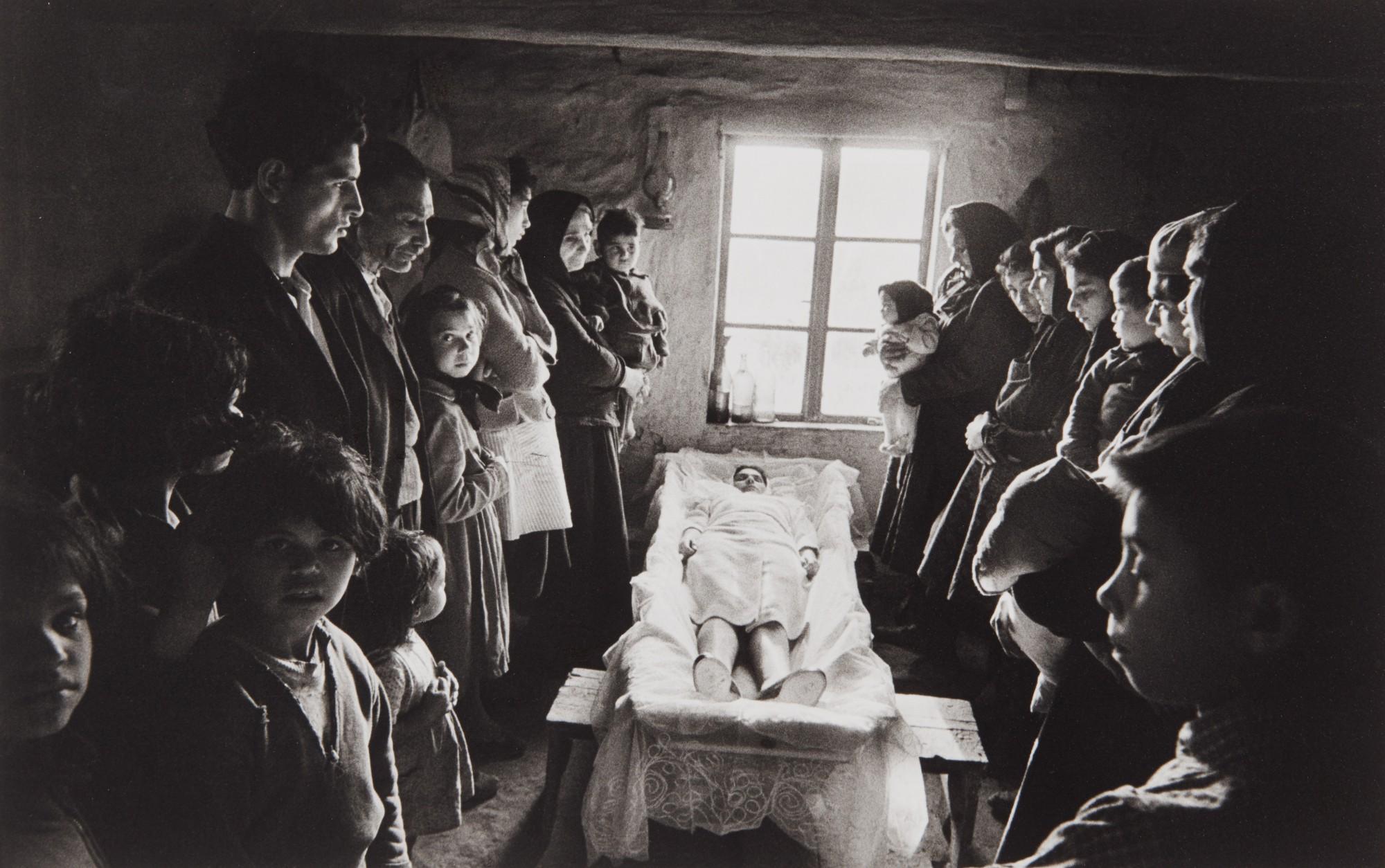 Josef Koudelka - Wake, Jarabina, Slovakia (From Gypsies)