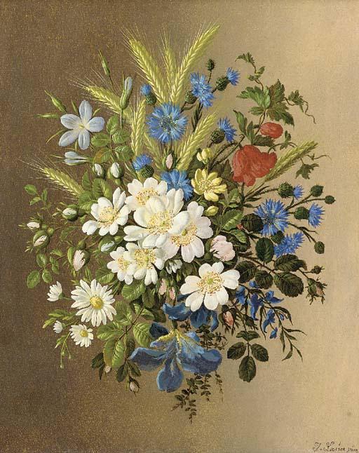 Josef Lauer - A bouquet of spring flowers