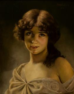 Josef Lieck - Mädchenbildnis (Dämmerstunde).