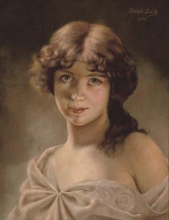 Josef Lieck - Portrait of a girl