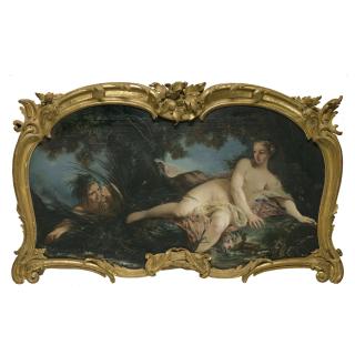 Josef Melling - La Baigneuse Surprise - A Nymph Startled By A River God