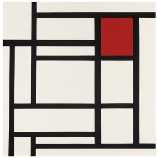 Josef Ongenae - Composition In Red And Black