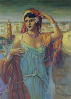 Josef Reusch - Orientalist Beauty