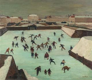 Josef Scharl - Nymphenburg im Winter