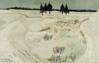 Josef Scharl - Winterliche Landschaft.