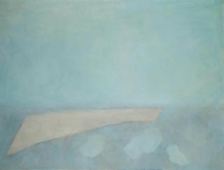 Josef Sima - Paysage bleu gris horizontal