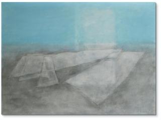 Josef Sima - Paysage Gris Ciel Bleu Horizontal