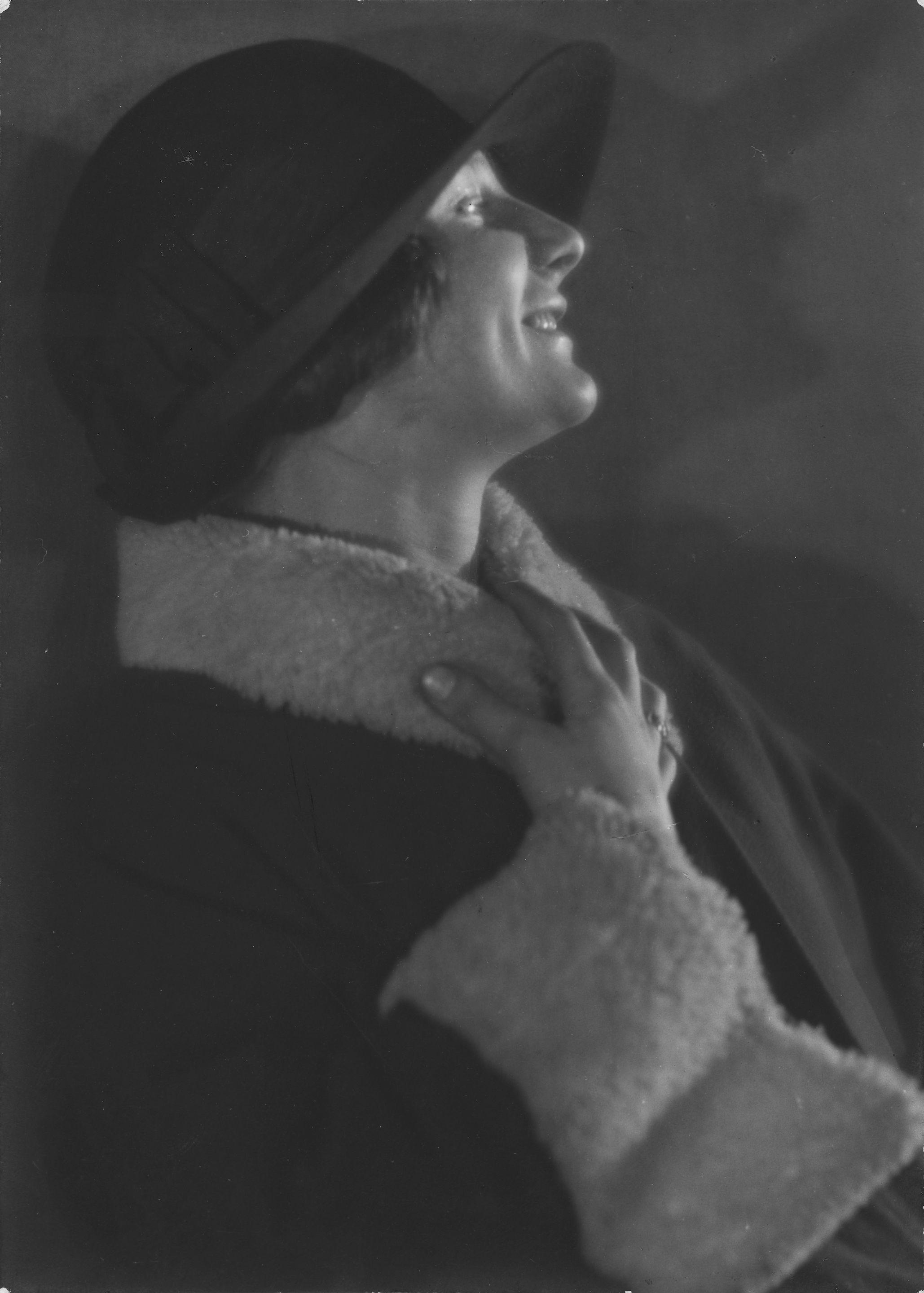 Josef Sudek - Untitled (Woman in Fur Coat)