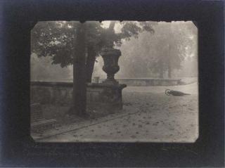 Josef Sudek - Urn and Wheelbarrow
