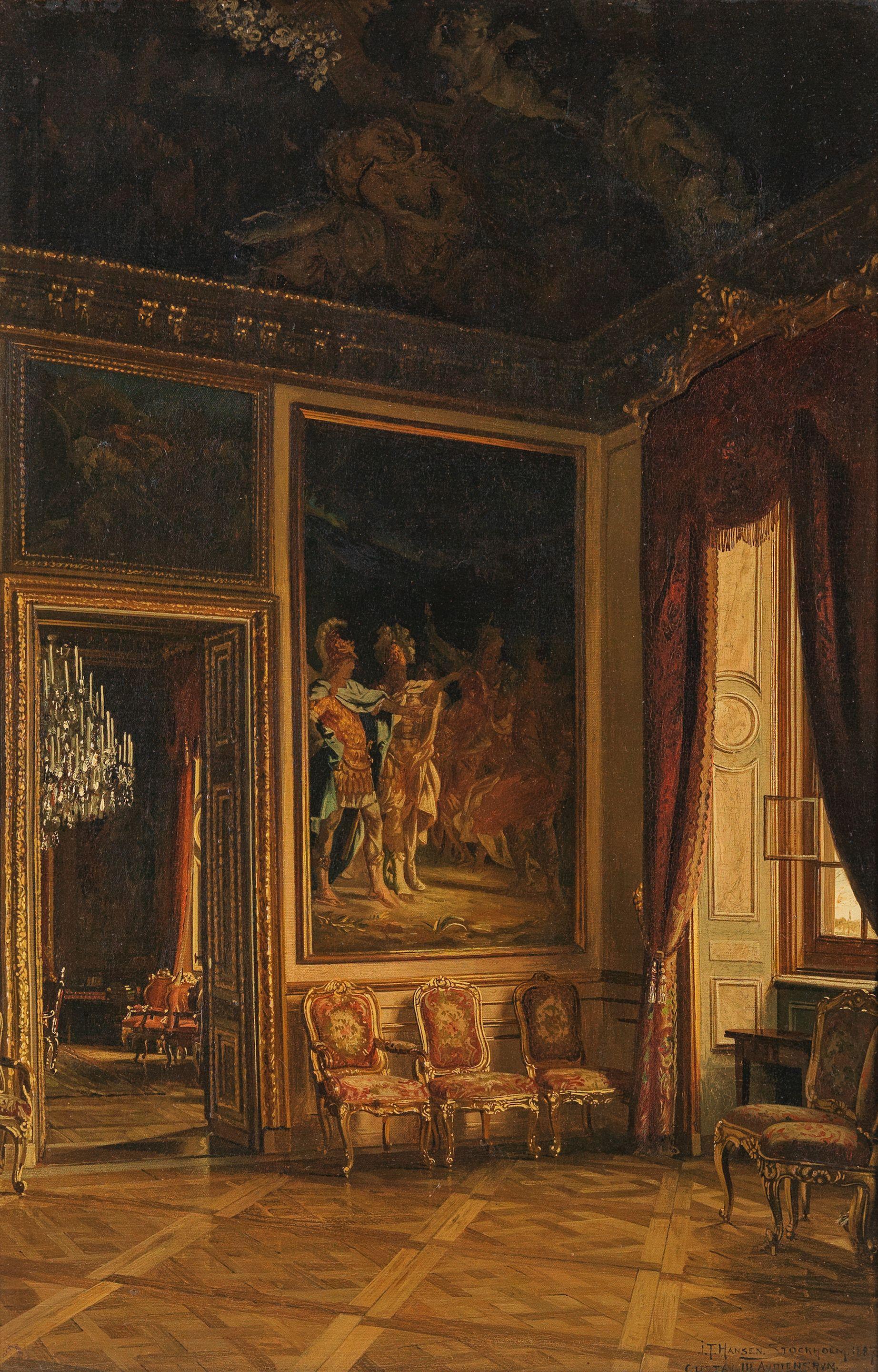 Josef Theodor Hansen - The Palace Of Gustav III, Stockholm