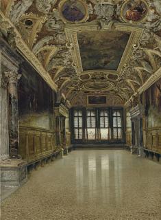 Josef Theodor Hansen - The Sala delle Quattro Porte, Doge\'s Palace, Venice