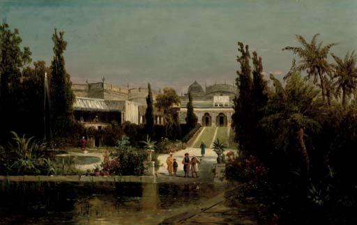 Josef Thoma II - Garden in Constantinople
